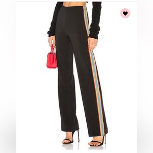 Revolve Lovers and Friends Sandi Pant in Black Rainbow, Size XXS
